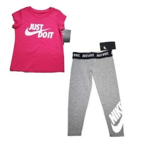 NWT Nike 4T Girl Top & leggings
